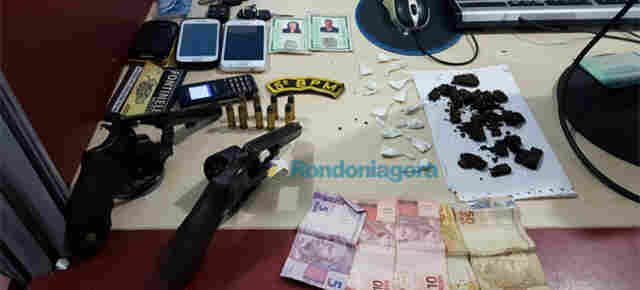 Após denúncia, polícia desarticula bando suspeito de assaltos com armas e drogas na Zona Leste