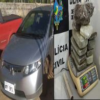 Denarc apreende 15 kg de maconha e prende dois irmãos na capital