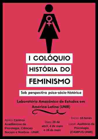 Ciclo de debates na Unir discute história do feminismo