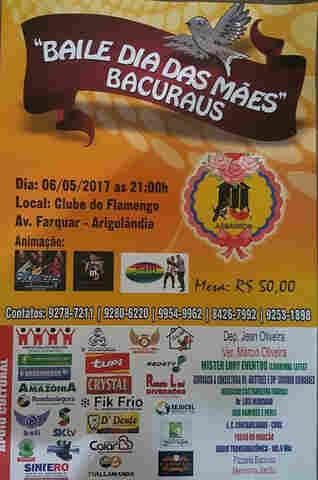 Manicoreenses terão baile especial em homenagem ao Dia das Mães Bacuraus no próximo dia 6