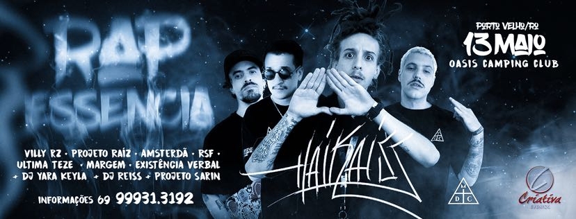Super festival com atrações do rap do Brasil; concorra a ingressos para o show do HAIKAISS