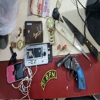 Trio é detido com arma artesanal após roubar celular na Zona Leste de Porto Velho