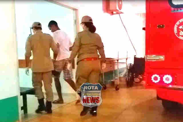 Jovem reage a assalto e é esfaqueado