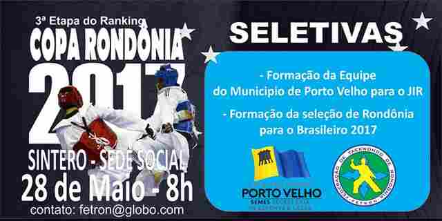 Semes e Federação de Taekwondo selecionam atletas para o intermunicipal e brasileiro