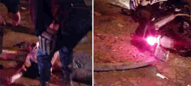 Após intensa perseguição, policial militar colide moto em viatura e fica em estado grave