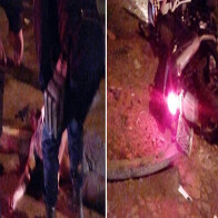 Após intensa perseguição, policial militar colide moto em viatura e fica em estado grave