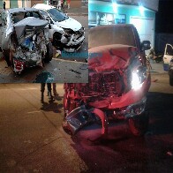 Fotos: Comerciante bêbado é preso após ultrapassar sinais vermelhos e destruir carros em Porto Velho