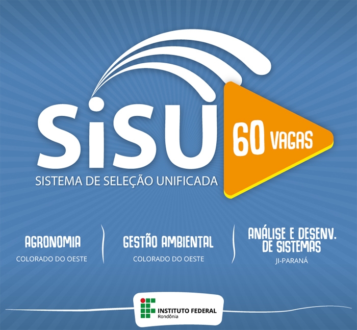 Ifro oferece 60 vagas no Sisu 2017/2