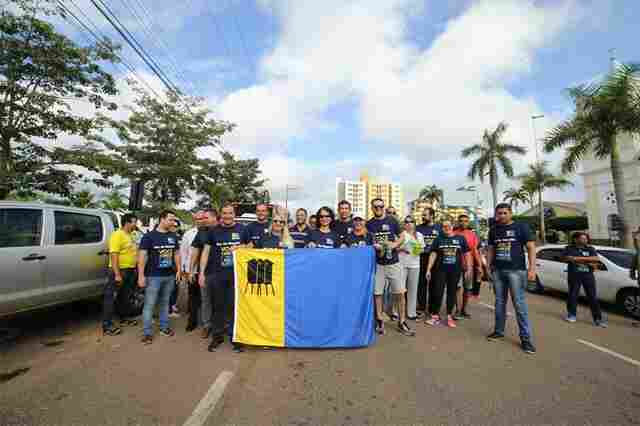 Prefeito lidera caminhada do Dia do Desafio em Porto Velho