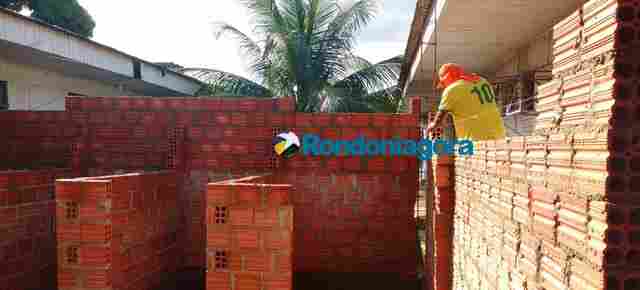 Apenados trabalham na reforma da Diretoria de Ensino da PM e custo cai cerca de 80%