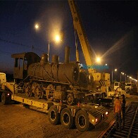 Locomotiva da Madeira Mamoré é levada ao Espaço Alternativo de Porto Velho