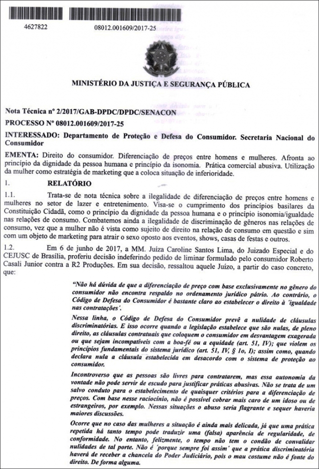 Procon em Rondônia vai exigir que clubes e boates cobrem o mesmo valor para entrada de homens e mulheres