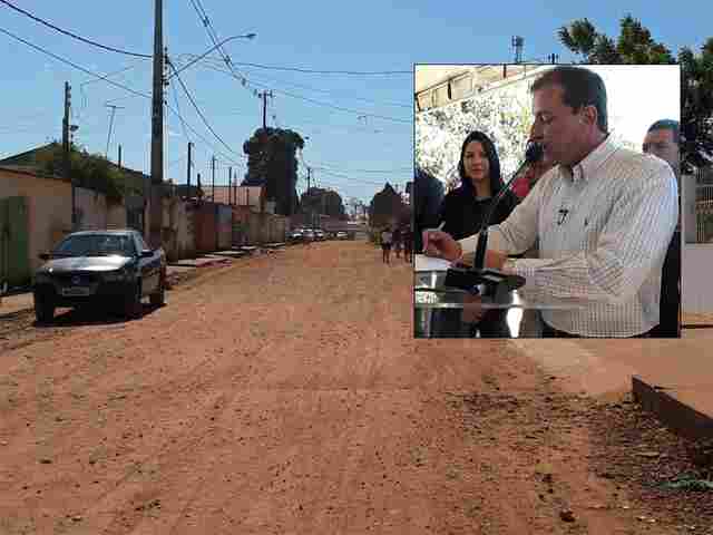 Após sete anos, obras de pavimentação são retomadas no Bairro Conceição, Zona Sul da Capital