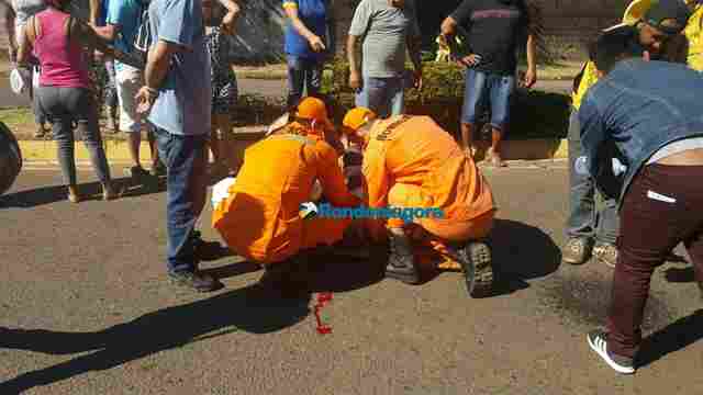 Idoso é atropelado por motociclista ao tentar atravessar avenida em Porto Velho