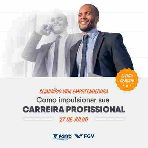 Faculdade Porto FGV realiza seminário sobre desenvolvimento de carreira para profissionais recém-formados