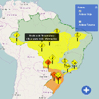 Temperaturas despencam nesta terça-feira em todo o Estado