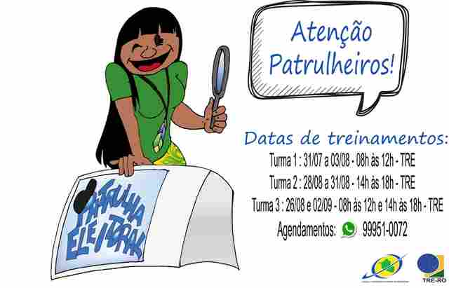 TRE abre inscrições para formação no programa “Patrulha Eleitoral”