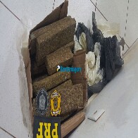 Foragido é preso com 13 quilos de maconha em ônibus na BR-319