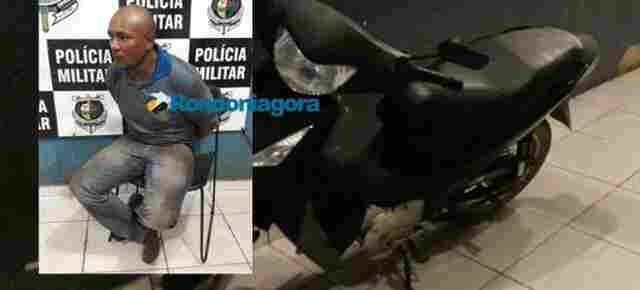 Homem confessa assassinato ao ser preso com moto furtada na capital