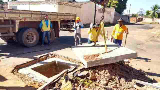 Prefeitura intervém em bueiros danificados para facilitar vida de deficientes em Porto Velho