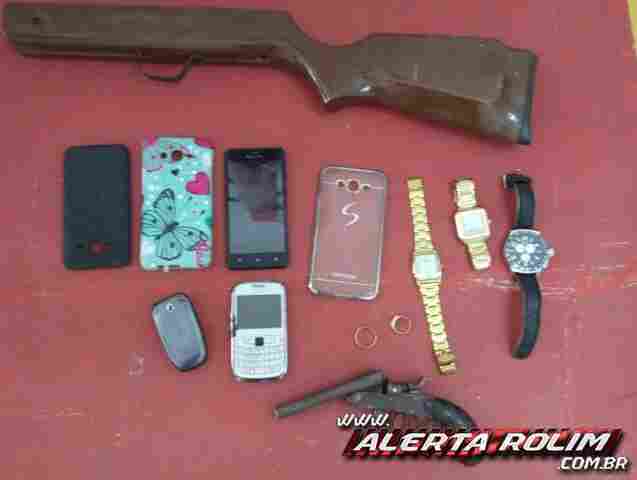 PM prende suspeito de assalto a residência e recupera objetos da vítima