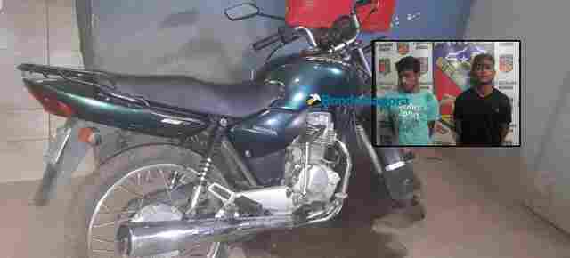 Após perseguição, PM prende dupla com moto roubada na Zona Sul