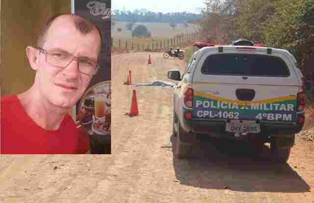 Homem é encontrado morto a tiros em área rural
