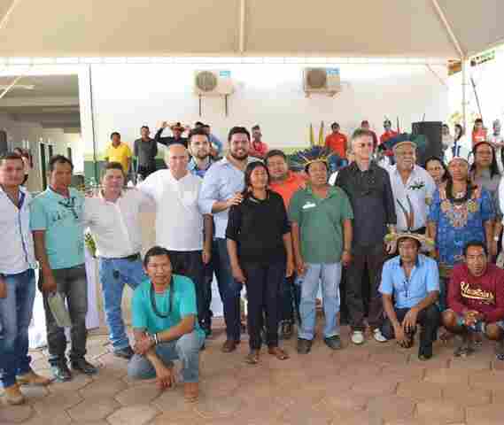 Jean Oliveira participa da inauguração da Casa de Saúde Indígena em Alta Floresta do Oeste