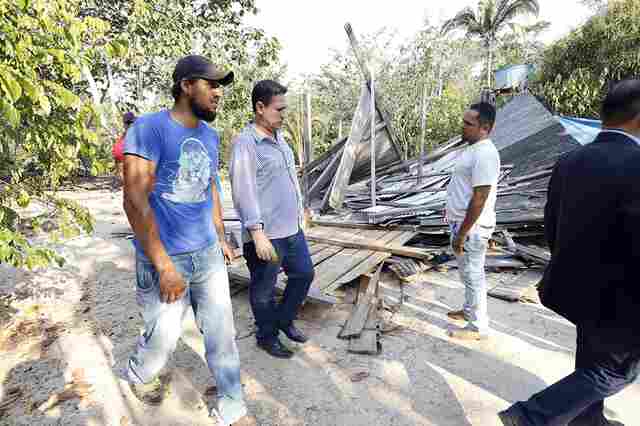 Deputados percorrem área de Reserva onde moradores estão sendo despejados