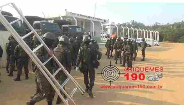 Exército faz varredura em novo presídio de Ariquemes