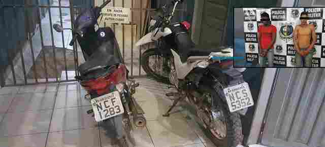 PM prende dois e recupera quatro motos roubadas que seriam trocadas por droga na Bolívia