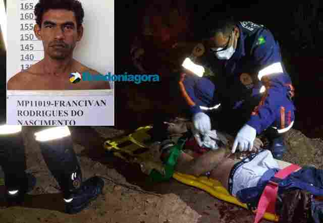 Foragido da Justiça de Rondônia e Acre é baleado pela PM após roubo e intensa perseguição