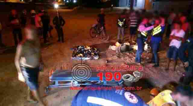 Mototaxista morre em grave colisão com carro; motorista fugiu sem prestar socorro