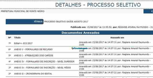 Prefeitura de Monte Negro está com inscrições abertas para concurso com salário de até R$ R$ 5.150