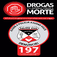 Polícia Civil lança campanha de combate às drogas nesta quarta-feira