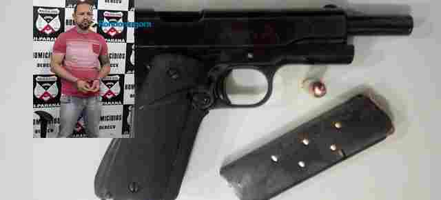 Polícia prende homem acusado de matar ex-presidiário