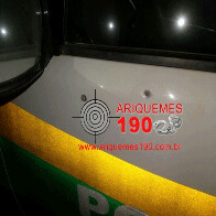 Viatura da PM é alvejada por tiros enquanto seguia para atender ocorrência