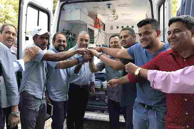 Ji-Paraná recebe primeira ambulância UTI Móvel graças ao deputado Laerte Gomes