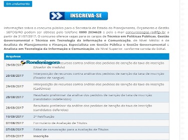 Última semana para inscrições no concurso do governo de Rondônia com salários de mais de R$ 7 mil