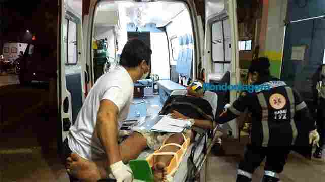 Jovem fica ferido após tentativa de homicídio