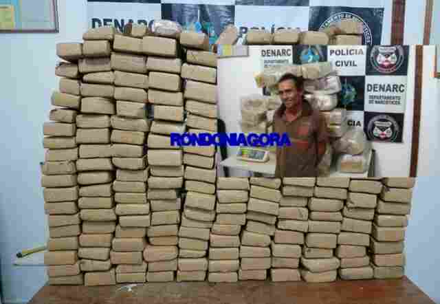 Vídeo: Denarc prende homem com cerca de 160 quilos em maconha em sítio da capital