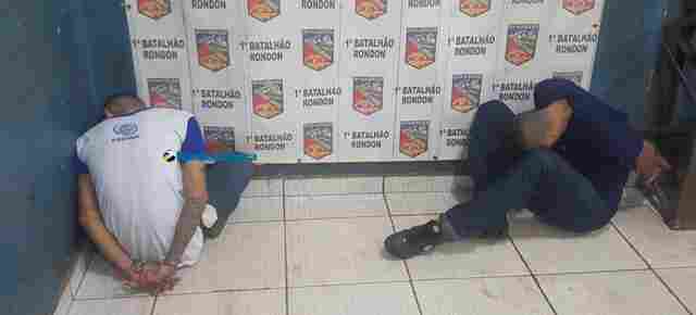 Dupla é presa após fazer arrastão em praça no centro de Porto Velho