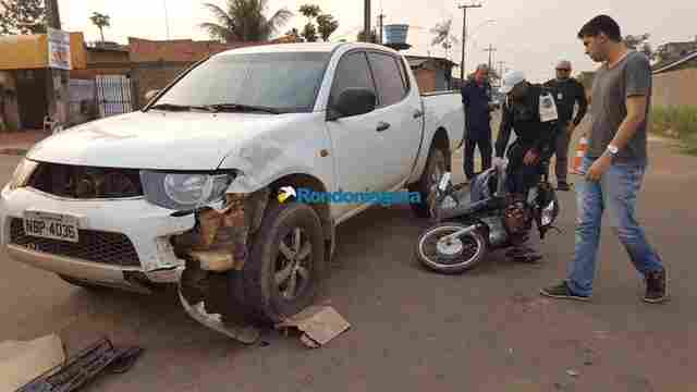 Motorista de camionete avança preferencial e mata motociclista em Porto Velho