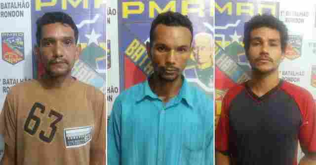 Três foragidos são recapturados pela PM no fim de semana em Porto Velho