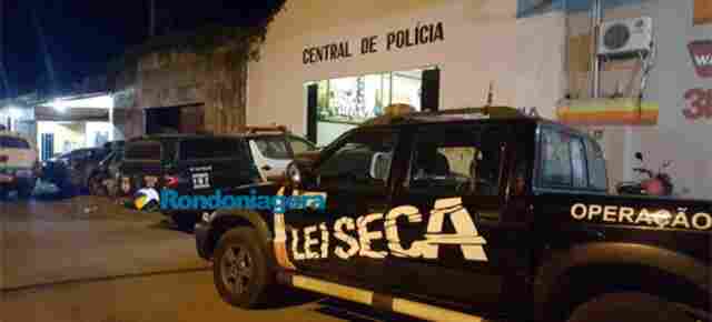 Mais de 30 pessoas são presas em blitz da Lei Seca em Porto Velho
