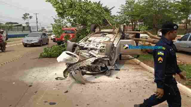 Grave acidente com capotamento deixa quatro feridos na Capital