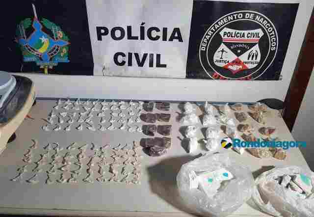 Denarc apreende dois quilos de drogas e divulga foto de suposto traficante