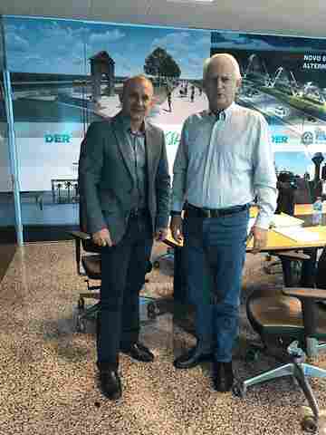 Deputado Airton garante com o DER reconstrução da ponte da Linha 74 em Ji-Paraná