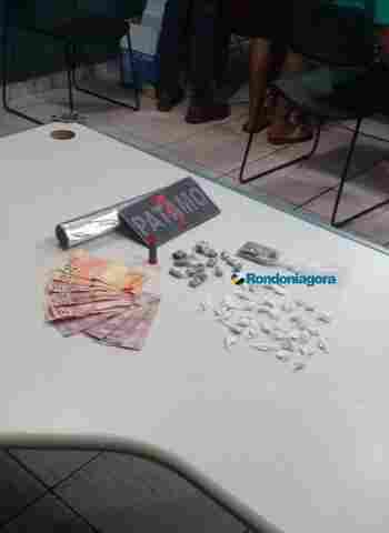 Quatro são conduzidos para delegacia por tráfico de drogas em Porto Velho