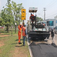 DER inicia a restauração da avenida Jorge Teixeira na região do Espaço Alternativo